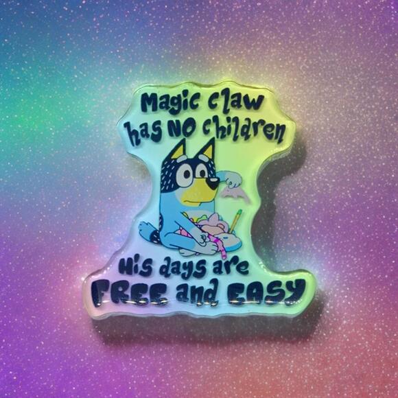 Bluey Jelly Ombre Magnet SET OF 3, Bingo Bandit, Magic Claw Sleepytime, Cute - Picture 6 of 7